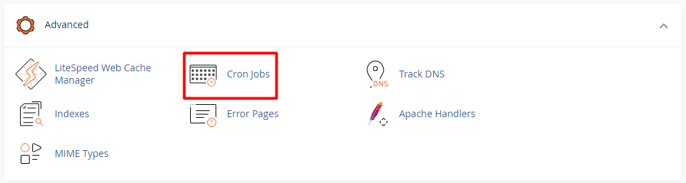 Cron Jobs in cPanel Cron Jobs Icon in cPanel