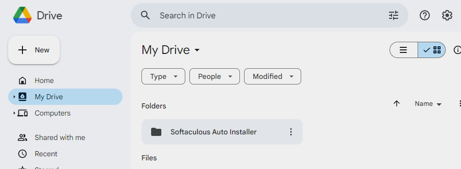 Backup Created Screenshot showing backup created confirmation in Google Drive
