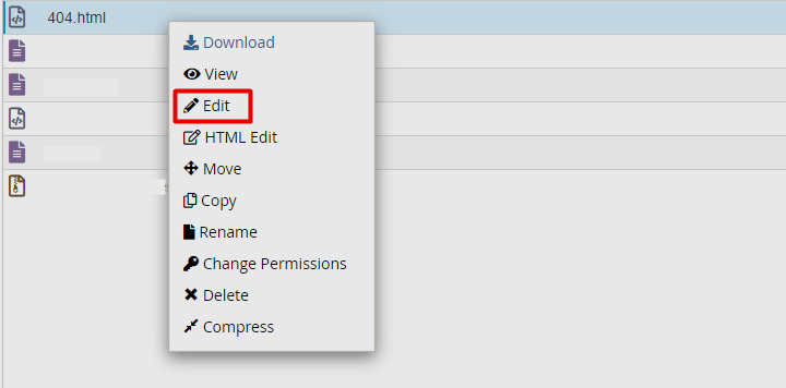 Editing the 404.html File