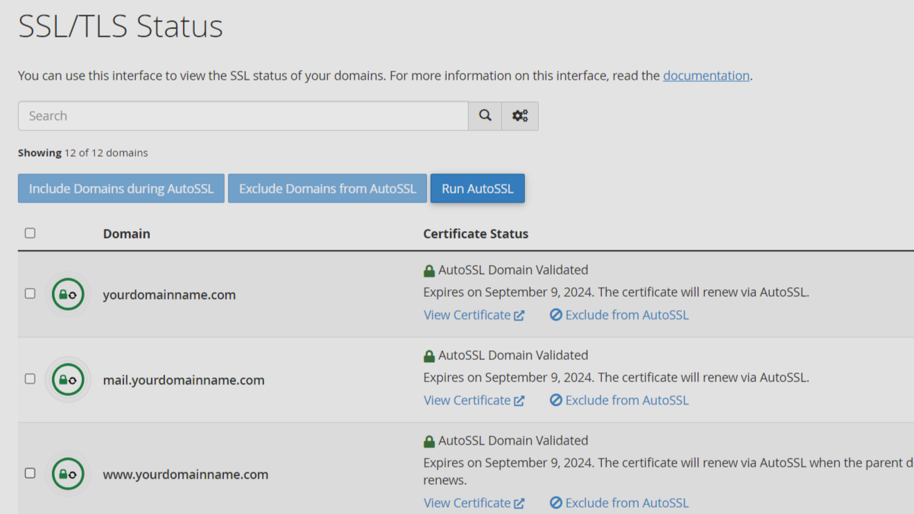 SSL activation completed status