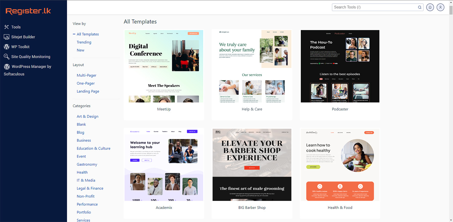Sitejet Builder Template page Sitejet Builder Template page