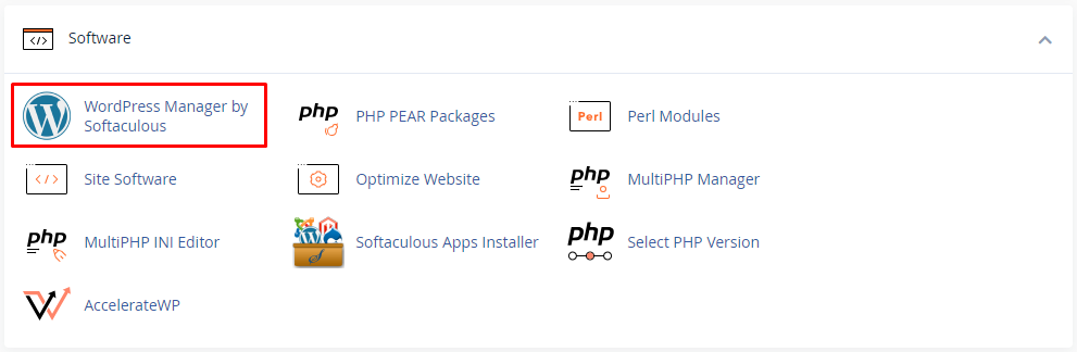 How to Access WordPress Manager in cPanel WordPress Manager by Softaculous in cPanel