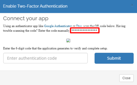 Register.lk Account, Two Factor Authentication