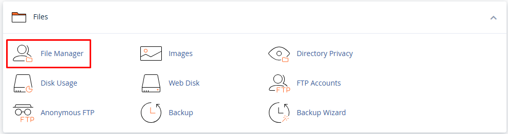 File Manager Navigation